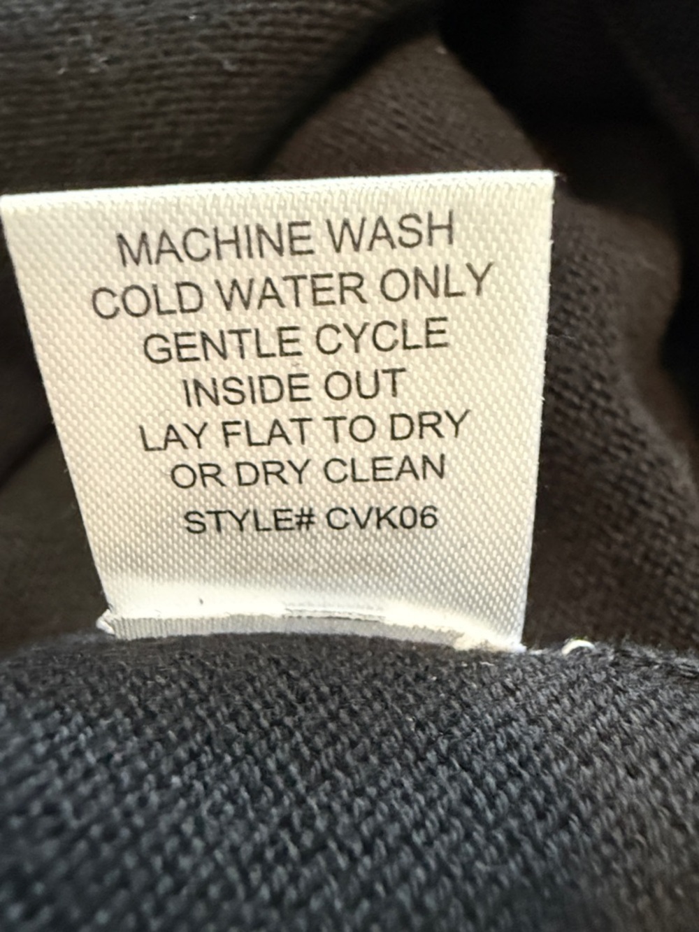 Peace of Cloth black sweater sz 1 - Picture 5 of 5
